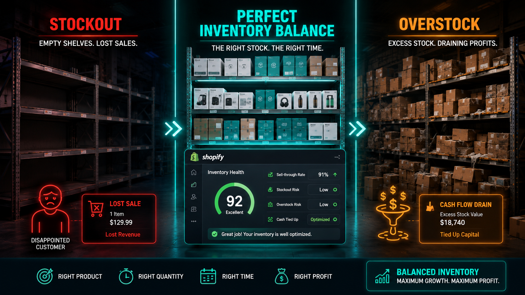 Shopify Inventory Management: How to Stop Stockouts and Overstocking