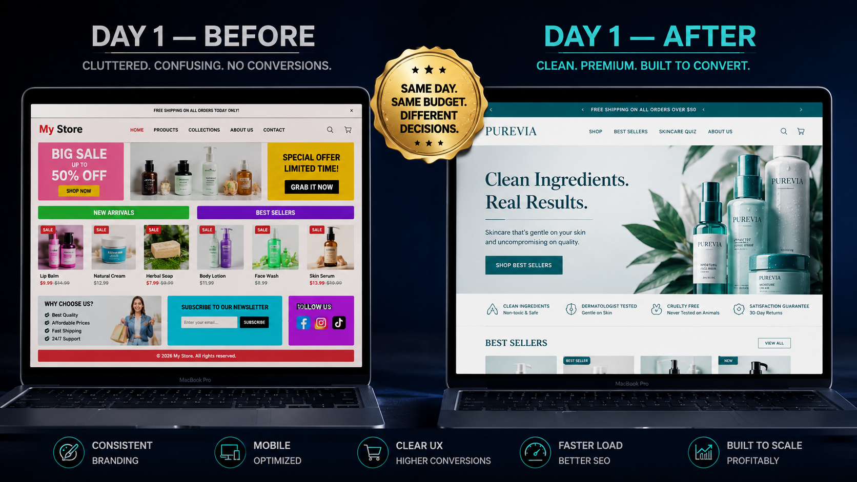 How to Build a Professional Shopify Store in One Day