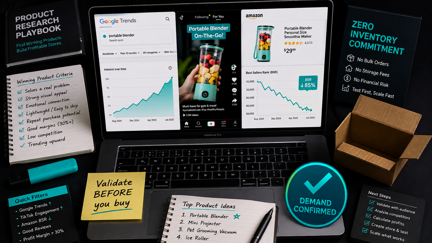 How to Find Products That Will Sell Before You Buy a Single Unit