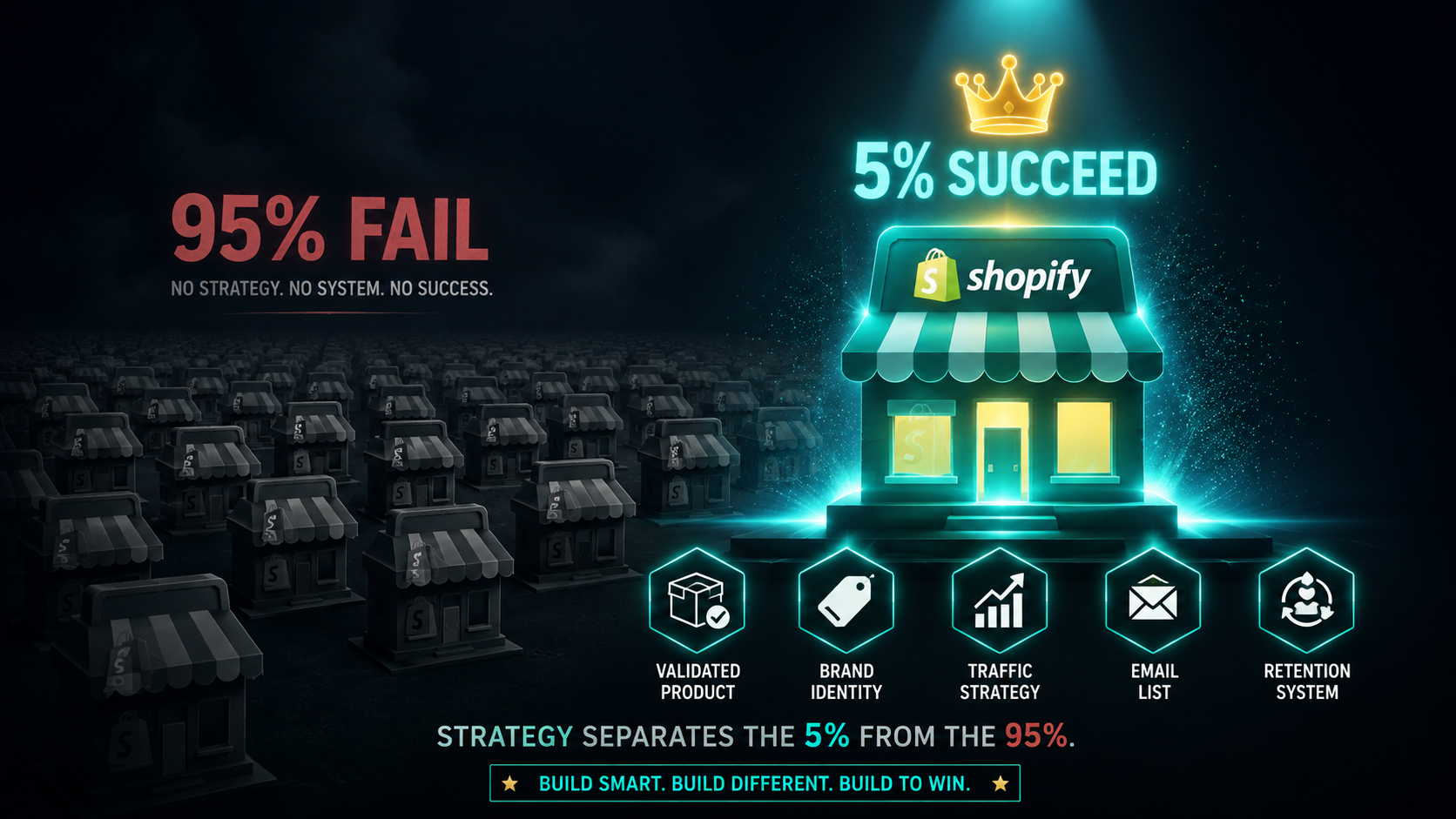 Why 95% of Shopify Stores Fail in Their First Year