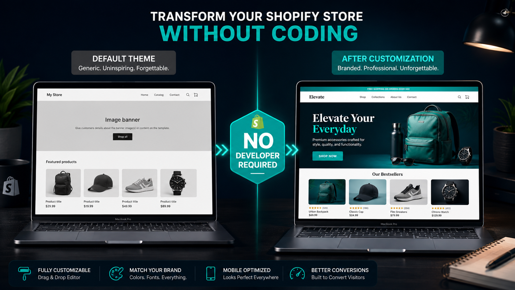 How to Make Your Store Theme Look Unique Without a Developer