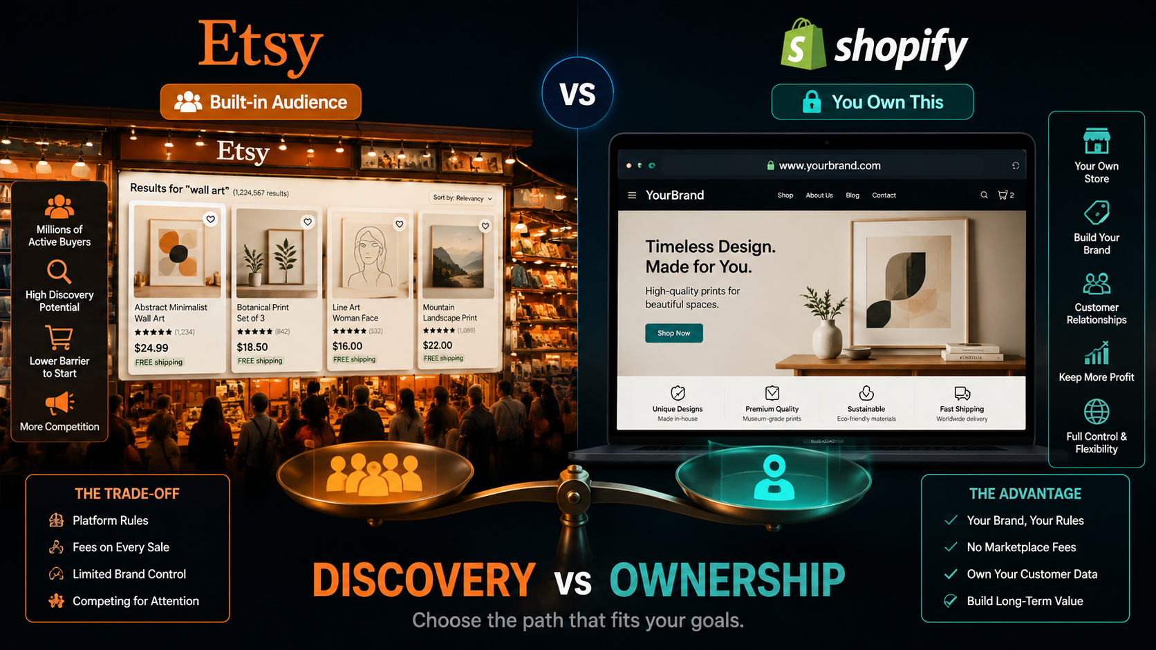 Shopify vs Etsy: Which Platform Is Right for Your Business in 2026?