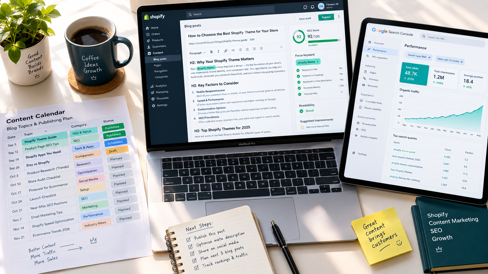 How to Create a Shopify Blog That Drives Organic Traffic